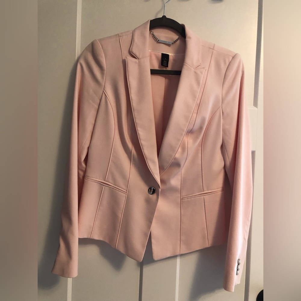 WHBM pink blazer